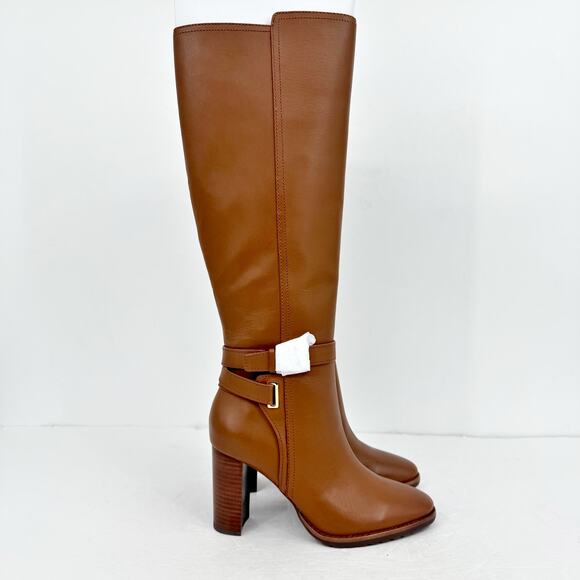 Lauren Ralph Lauren Womens Manchester Knee High Boots US 5.5 B Tan Leather NIB - Picture 2 of 11